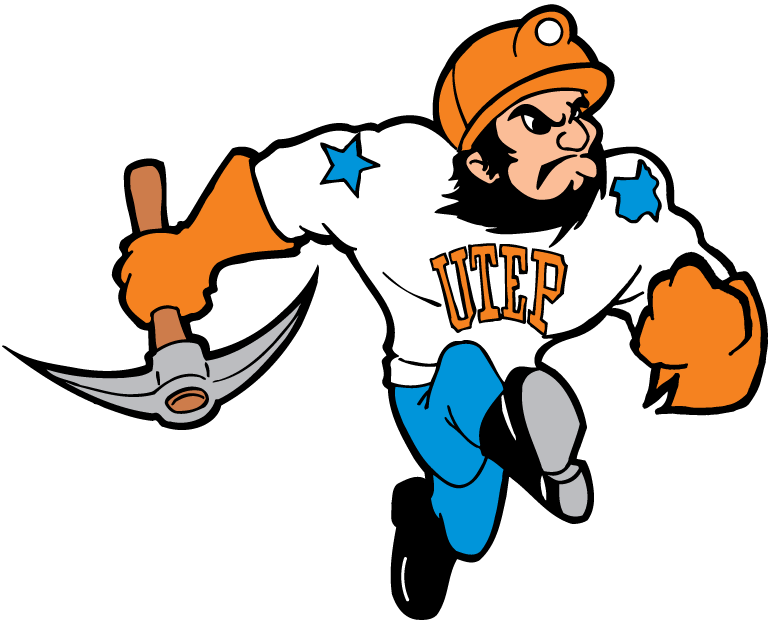 UTEP Miners 1992-2003 Mascot Logo v2 diy fabric transfer
